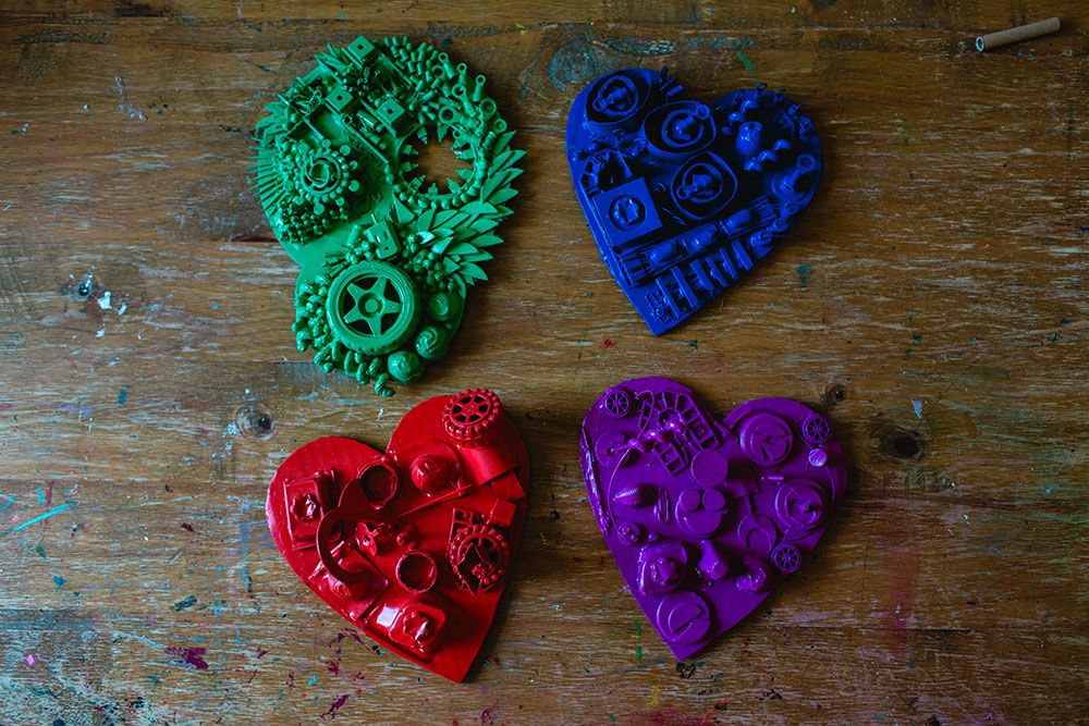 Assemblage sculpture