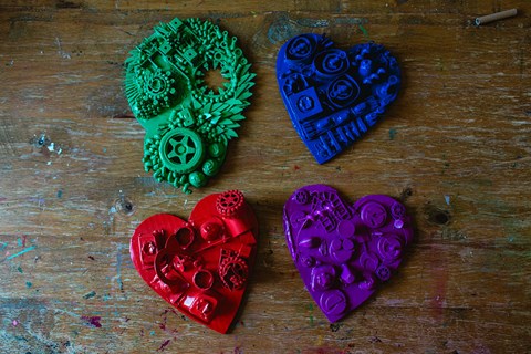 Assemblage sculpture