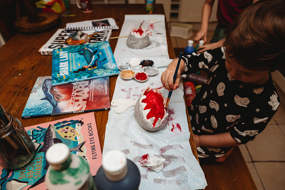 Learning A Bout Sharks: Jaw Pinch Bowl & Skin Experiment