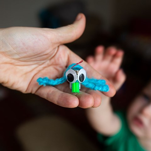 Our little Bristle Bot