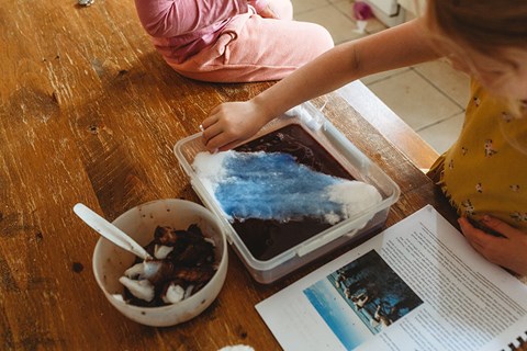 Learning About Bodies Of Water! DIY Oil Spill