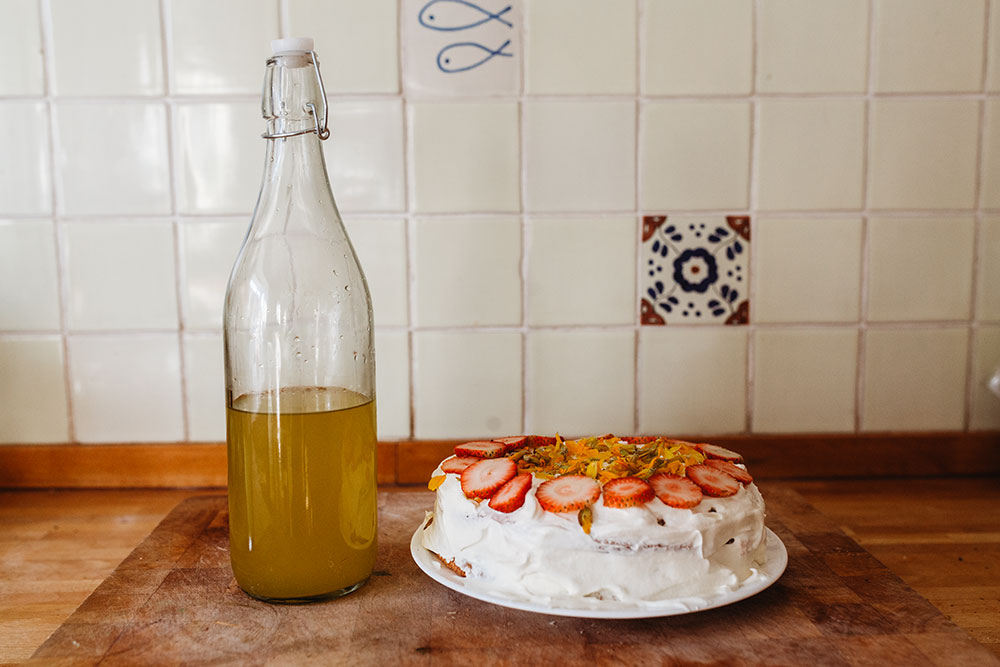 Vegan Gorse Cake: remaking my swedish cream cake!