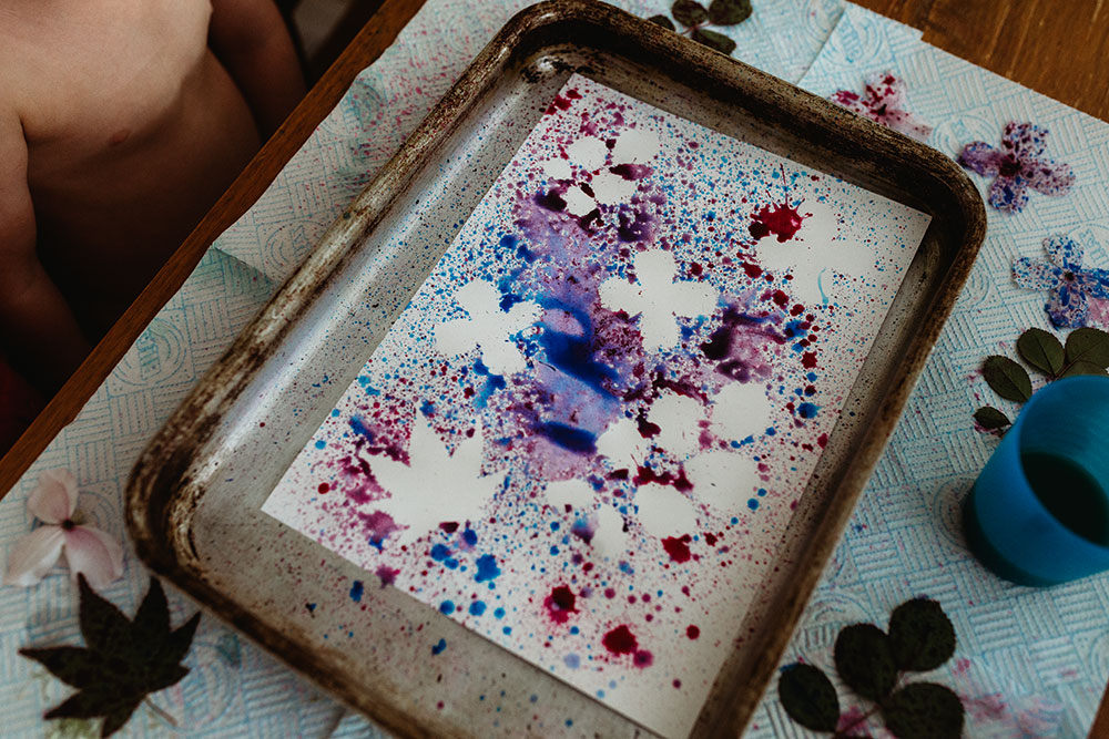 It's all about the process! Spring process art.