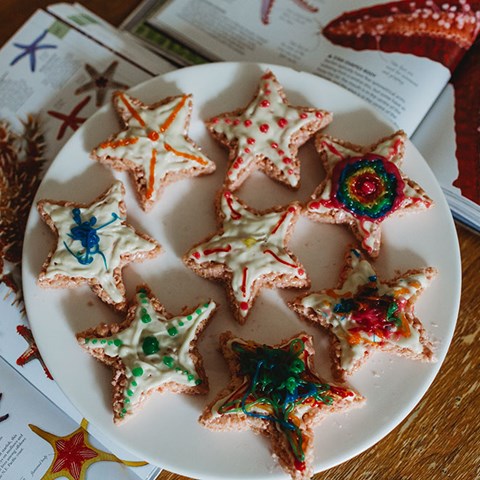 Sea Star Rice Krispie Treats